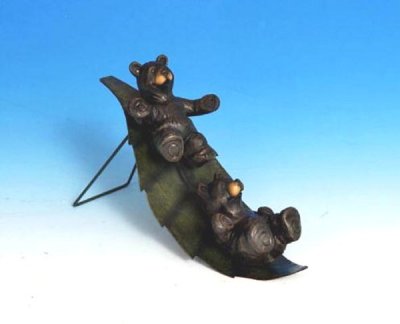 BT3497 Bears on Leaf Slide
